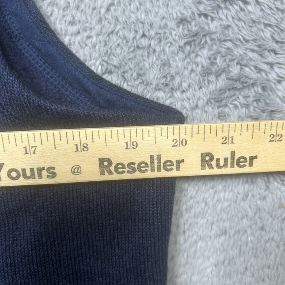 Patagonia Better Sweater Vest Women's L Blue Sleeveless Full-Zip 25887 *CO LOGO - Picture 10 of 12